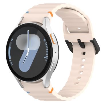 Samsung Galaxy Watch7 44mm / 40mm / Watch FE 40mm / Watch6 40mm / 44mm korvaava hihna silikoni ranneke - Pinkki