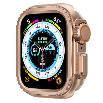 Metallikotelo Apple Watch SE (2023) / SE (2022) / SE / 6 / 5 / 4 44mm Ultra 49mm Transfer Cover - Ruusukulta