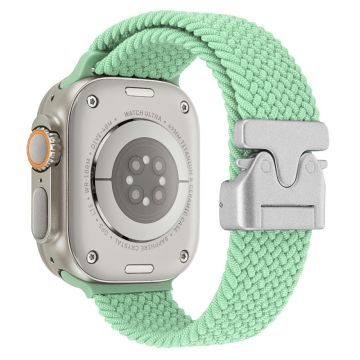 Wrist Strap Apple Watch Series 10 46mm Parachute Buckle Nylon Watch Band - Light Green