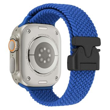 Wrist Strap Apple Watch Series 10 46mm Parachute Buckle Nylon Watch Band - Blue