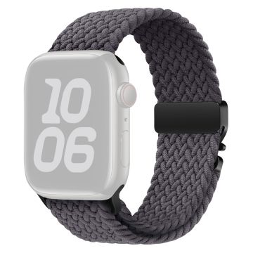 Nylon Strap Apple Watch Series 10 46mm Parachute Buckle Watch Band - Space Grey