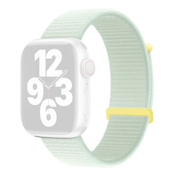 KALEBOL Nylon Watch Band Apple Watch Series 10 46mm Wrist Strap - Light Mint