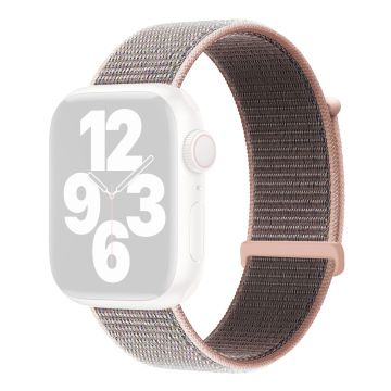 KALEBOL Nylon Watch Band Apple Watch Series 10 46mm Wrist Strap - Pink