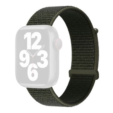 KALEBOL Nylon Watch Band Apple Watch Series 10 46mm Wrist Strap - Army Green