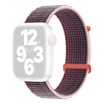 KALEBOL Nylon Watch Band Apple Watch Series 10 46mm Wrist Strap - Berry Purple