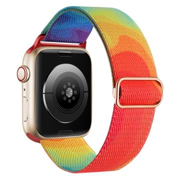 Värikäs nestemäinen nailon kellonauha Apple Watch Series 9/8/7/6/SE 41mm/40mm/38mm - Värikäs Neste