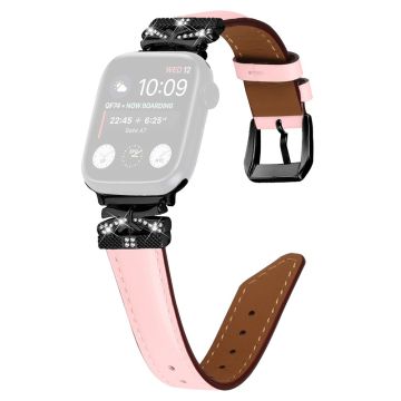 Musta solki kellonhihna Apple Watch Universal 49mm/45mm/42mm - Pinkki