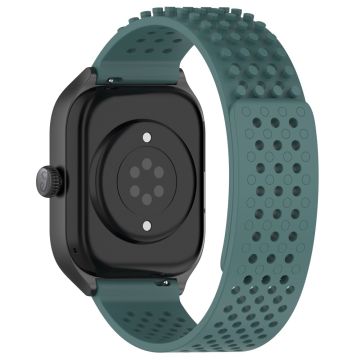 Garmin vivoactive 5 / GarminActive 5 / Venu Sq 2 Silikoninen kellonhihna 20mm hengittävä kellonauha - Oliivinvihreä