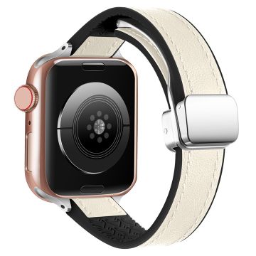 Apple Watch 49mm / 45mm / 44mm / 42mm magneettinen ranneke - Valkoinen