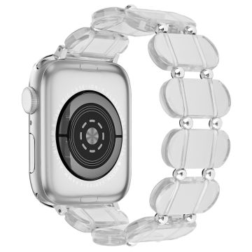 Apple Watch 49mm / 45mm / 44mm / 42mm Elastinen hartsikellonauha - Läpinäkyvä