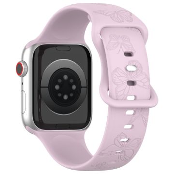 Apple Watch 49mm / 45mm / 44mm / 42mm kellohihna silikoniranneke - Laventeli