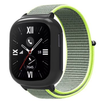 Honor Watch 4 hihna Säädettävä Nylon Sport Watch nauhat Watch Case - Kirkkaan Keltainen