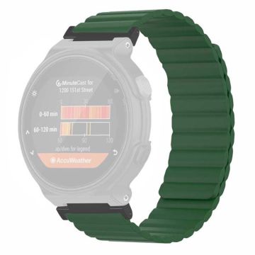 Garmin Forerunner 220 / 230 / 235 / 735XT / 620 / 63 joustava hihna magneettinen älykellon nauhat - Armeijan Vihreä