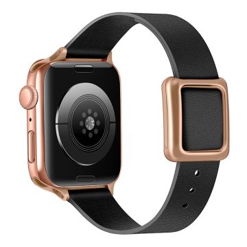 Apple Watch Series 49mm - 45mm - 44mm - 42mm Universal korvaava rannekoru - Musta