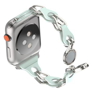 Apple Watch Series 49mm - 45mm - 44mm - 42mm Universal Magnetic Chain Style -kellonauha - Vauvasininen