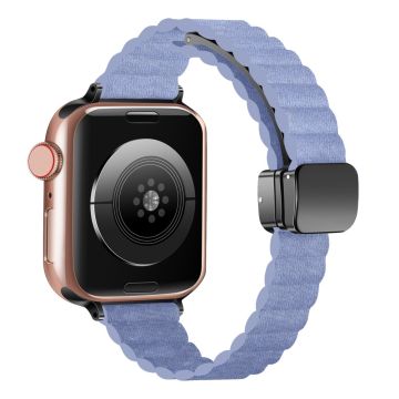 Apple Watch Series 49mm - 45mm - 44mm - 42mm Universal Slim Magneettinen ranneke - Vauvasininen