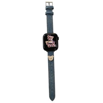 Apple Watch 49mm / 45mm / 44mm / 42mm Karhu Decor Denim ranneke - Sininen