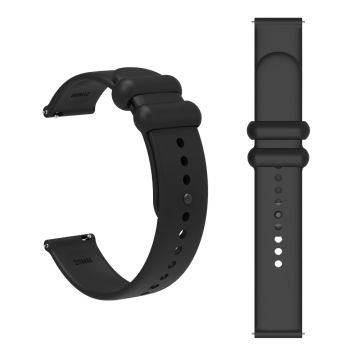 Garmin Vivomove 3 / GarminMove 3 silikonihihna 20mm painike solki kellonauha - Musta