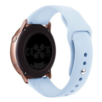 KALEBOL KLB-DKGJ-001 Huawei Watch GT 4 41mm / Garmin Venu 3S 18mm silikoniranneke Kellon hihna - Lila Violetti