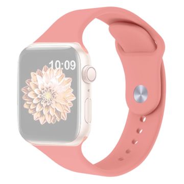 KALEBOL Apple Watch 49mm / 45mm / 44mm / 42mm silikonikellon hihnat, koko: S / M - Vesimelonin Punainen