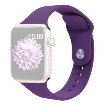 KALEBOL Apple Watch 49mm / 45mm / 44mm / 42mm silikonikellon hihnat, koko: S / M - Violetti