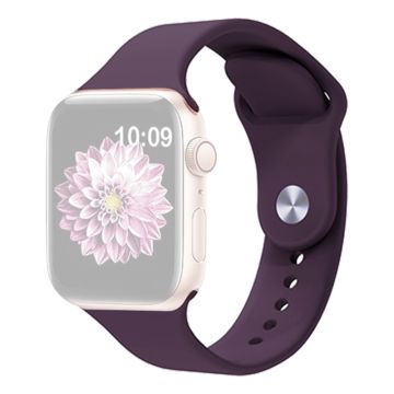 KALEBOL Apple Watch 49mm / 45mm / 44mm / 42mm silikonikellon hihnat, koko: S / M - Violetti Violetti