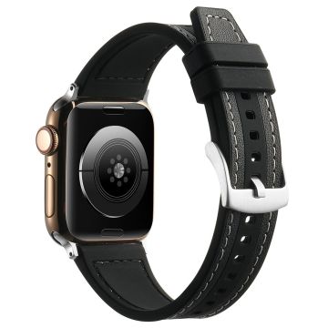 Apple Watch 49mm / 45mm / 44mm / 42mm kelloranneke - Musta