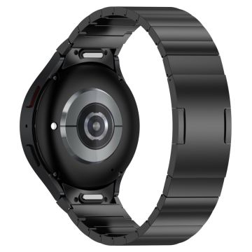 Samsung Galaxy Watch6 / Watch6 Classic / Watch 5 Titaaniteräs rannekelloranneke - Musta