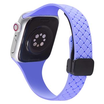 Apple Watch 49mm / 45mm / 44mm / 42mm silikoninen ranneke - Lila Violetti