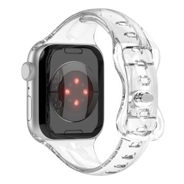 Apple Watch Series 41mm / 40mm / 38mm joustava kellonauha - Läpinäkyvä