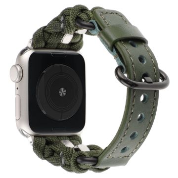 Apple Watch 49mm / 45mm / 44mm / 42mm Nuts Decor -kellonauha - Armeijan Vihreä