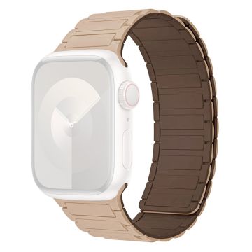 Apple Watch 49mm / 45mm / 44mm / 42mm silikoniranneke - Maito Tee + Suklaa