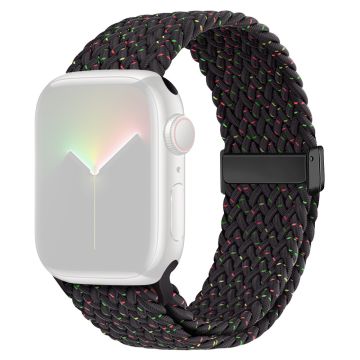 Apple Watch 49mm / 45mm / 44mm / 42mm kelloranneke - Starlight Musta