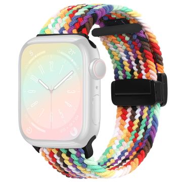 Apple Watch Series 49mm - 45mm - 44mm - 42mm Universal Watch Strap Nylon Ranneke - Sateenkaari