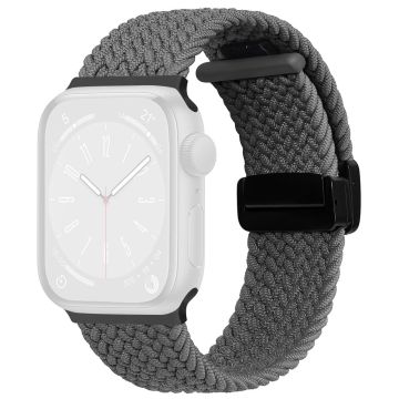 Apple Watch Series 49mm - 45mm - 44mm - 42mm Universal Watch Strap Nylon Ranneke - Avaruuden Harmaa