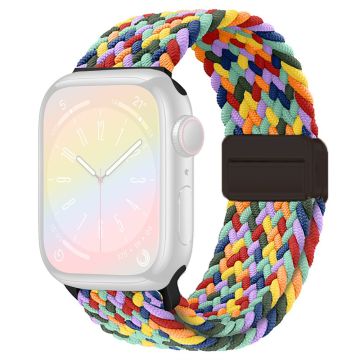 Apple Watch Series 49mm - 45mm - 44mm - 42mm Universal Watch Strap Nylon Ranneke - W Monivärinen