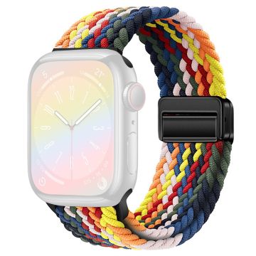 Apple Watch Series 49mm - 45mm - 44mm - 42mm Universal Watch Strap Nylon Ranneke - Z Monivärinen