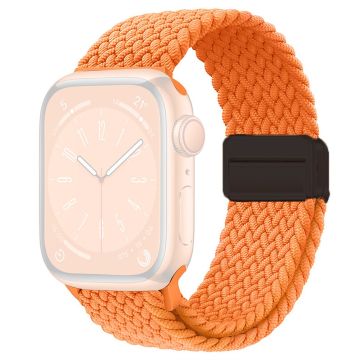 Apple Watch Series 49mm - 45mm - 44mm - 42mm Universal Watch Strap Nylon Ranneke - Oranssi