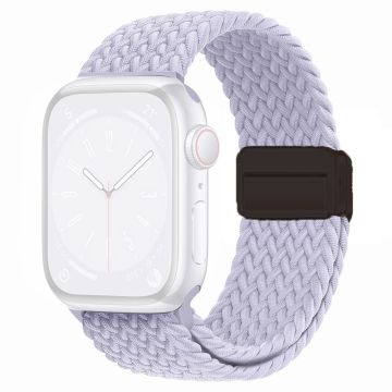 Apple Watch Series 49mm - 45mm - 44mm - 42mm Universal Watch Strap Nylon Ranneke - Sumu Violetti