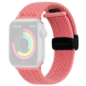 Apple Watch Series 49mm - 45mm - 44mm - 42mm Universal Watch Strap Nylon Ranneke - Pinkki