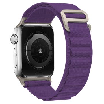 KALEBOL Apple Watch Series 49mm - 45mm - 44mm - 42mm yleiskäyttöinen nailon kellonauha - Violetti