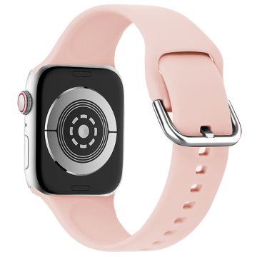 KALEBOL Apple Watch Series 49mm - 45mm - 44mm - 42mm Universal Sporty Silicone Band - Pinkki