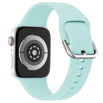 KALEBOL Apple Watch Series 49mm - 45mm - 44mm - 42mm Universal Sporty Silicone Band - Vaaleanvihreä