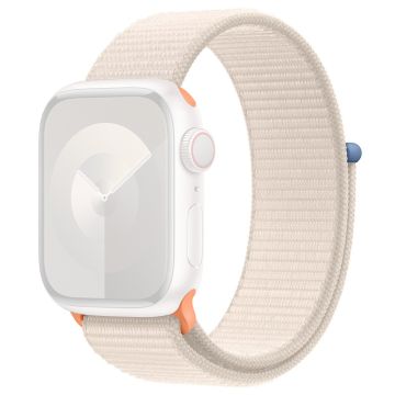 KALEBOL Apple Watch Series 49mm - 45mm - 44mm - 42mm yleiskäyttöinen nailon kellonauha - Starlight