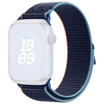 KALEBOL Apple Watch Series 49mm - 45mm - 44mm - 42mm Universal Nylon kellonauha - Tumma Laivastonsininen