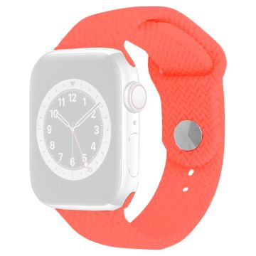 Apple Watch Series 49mm - 45mm - 44mm - 42mmWatch Band silikoniranneke - Scarlet