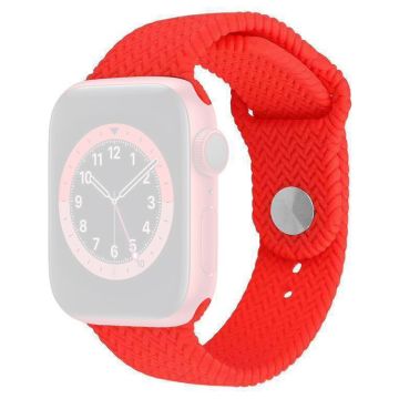 Apple Watch Series 49mm - 45mm - 44mm - 42mmWatch Band silikoniranneke - Punainen