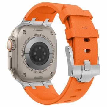 Apple Watch Ultra 2 Ultra 49mm / Series 9 8 7 45mm / 6 5 4 SE SE (2022) SE (2023) 44mm / 3 2 1 42mm Stone Texture Strap - Hopea + Oranssi