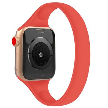 Koko M Apple Watch Series 49mm - 45mm - 44mm - 42mmSilikoniranneke Kellon hihna - Punainen