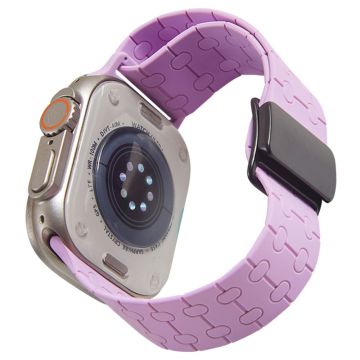 Apple Watch Series 49mm - 45mm - 44mm - 42mmNeste silikoniranneke - Violetti